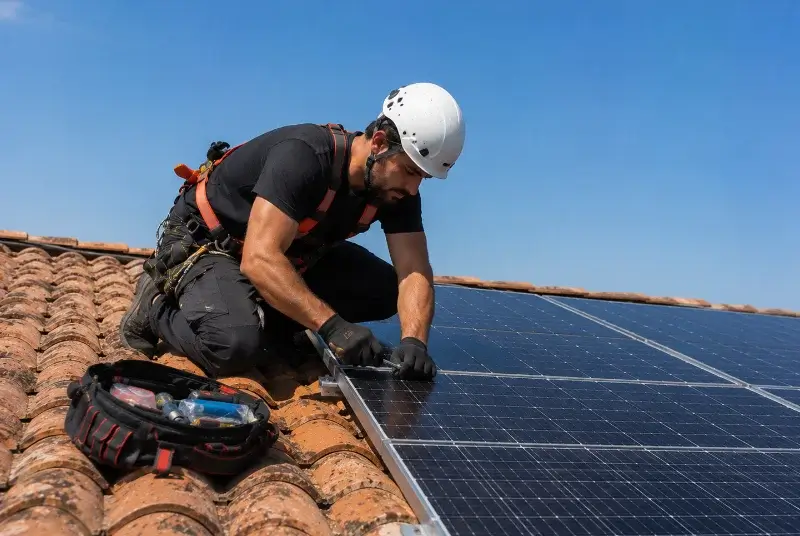 Maintenance et monitoring de panneaux solaires à Campénéac
