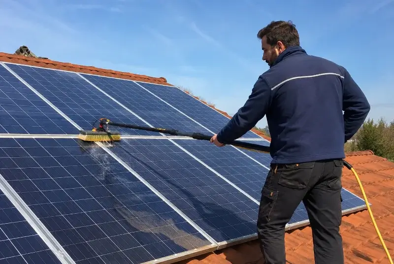 Nettoyage et entretien de panneaux solaires à Campénéac